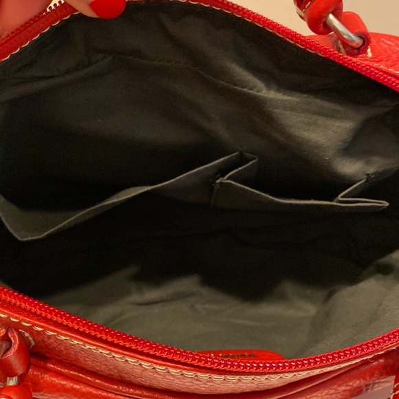 Leather Red Purse Made in Italy GUIA’S - Picture 8 of 9